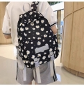HOT TREND BALO TÚI NỮ HỌC SINH SINH VIÊN VẢI DÙ HÌNH BÔNG CÚC 0020