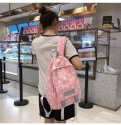 HOT TREND BALO TÚI NỮ HỌC SINH SINH VIÊN VẢI DÙ HÌNH BÔNG CÚC 0020